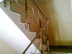 Balustrade inox cu lemn scari interioare 51